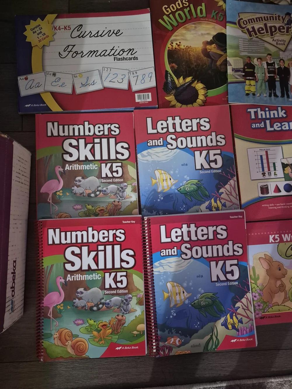 Abeka K5 CURRICULUM Letters and Sounds